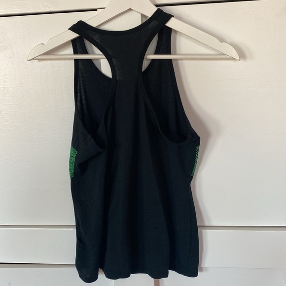 Nike racer back athletic cut tri blend large just do it. Black and green - Picture 4 of 4